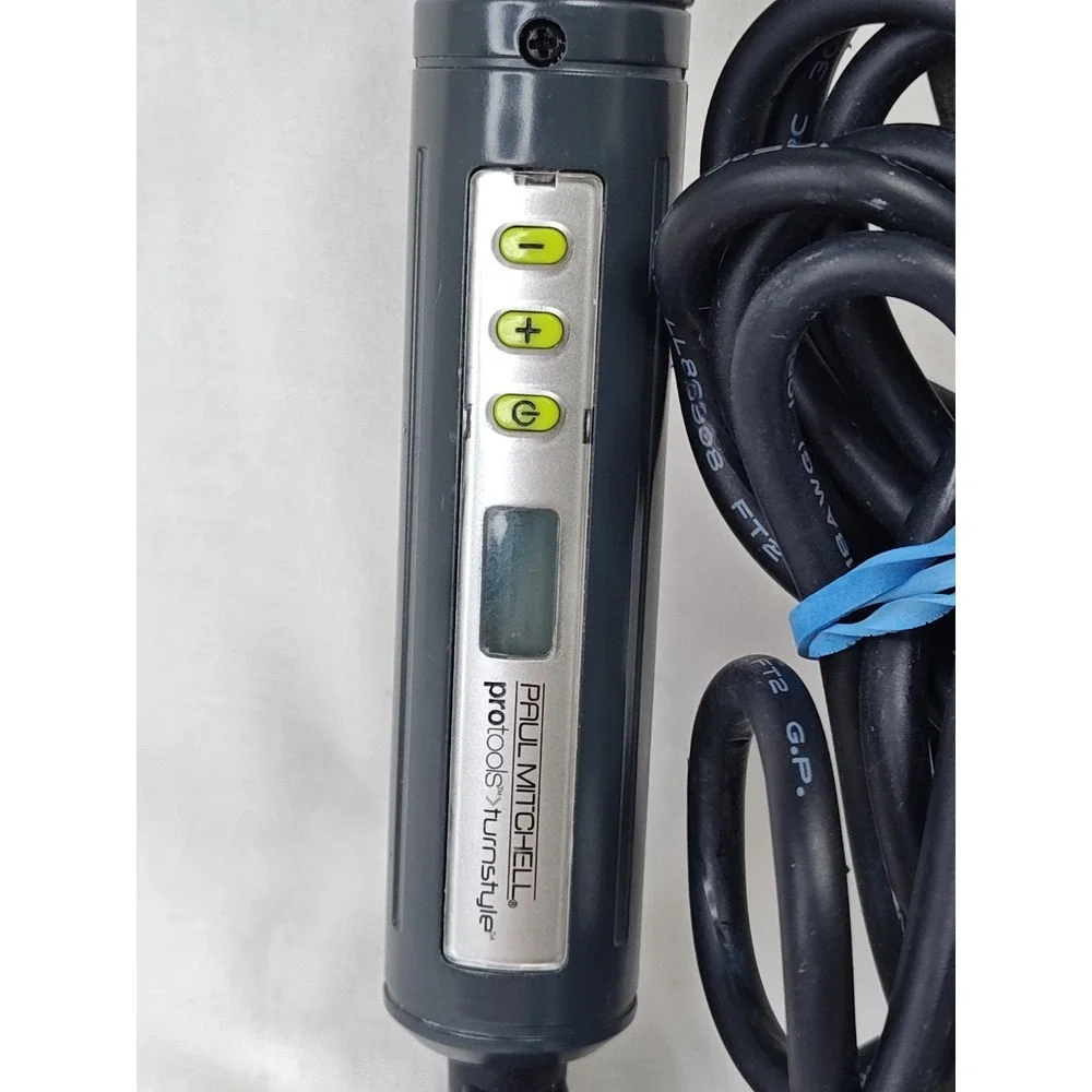 Paul Mitchell Pro Tools Turnstyle Curling Iron Wand Green JPA056 Tested Works